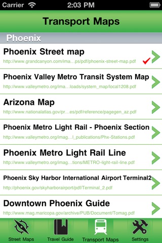 Phoenix Offline Street Map screenshot 3