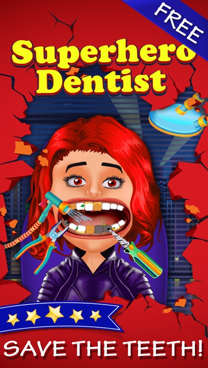 Super Hero Dentist - Little Tongue And Throat X-Ray Doctor Game For Kids