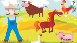 Game screenshot Игры для детей в возрасте 2-5: Пазлы и игры о животных фермы. Играть с фермером, коровы, свиньи, лошади, овцы, гуся, утки, бабочки, пчелы, дерево mod apk