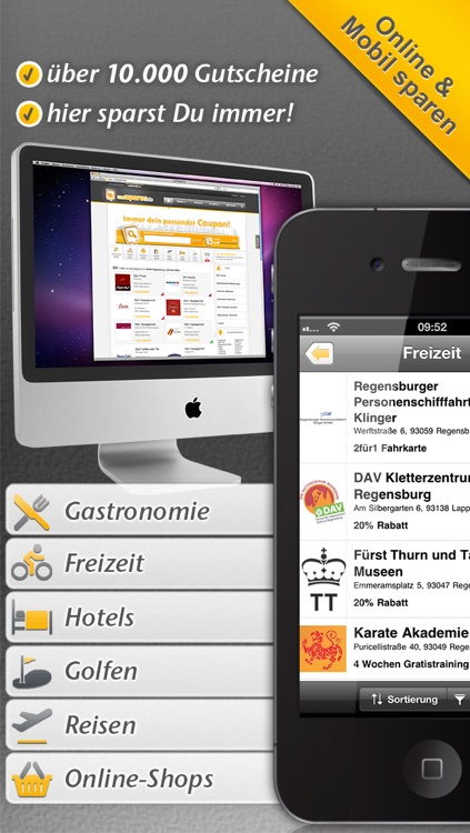 Gutscheine undSPAREN.de - Coupons mit Deinem iPhone einlösen screenshot-4