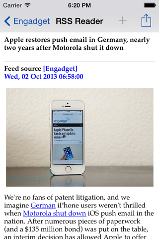Tech News RSS Reader (Free) screenshot 3