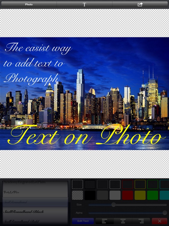 Text on Photo for iPad 〜Label, Caption, Title on Photos〜