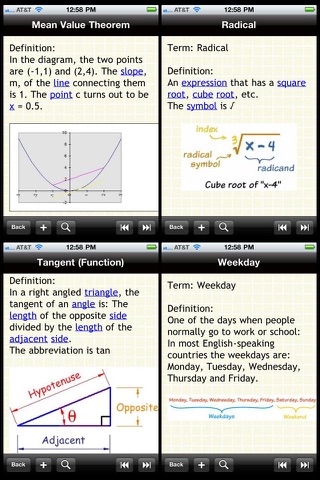 Glossary of Mathematical Terms screenshot 2