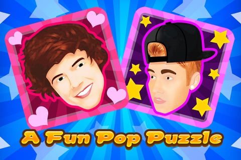Pop Star Puzzle One Direction VS Justin Bieber - Fun Celeb Game For Teens FREE screenshot 2
