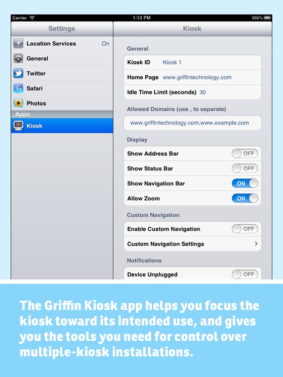 Griffin Kiosk screenshot-3