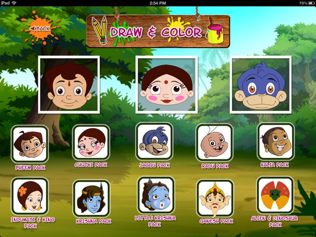 Draw & Color Chhota Bheem and his Friends(圖5)-速報App