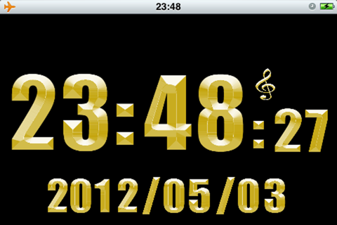 Gold Alarm Clock screenshot 4
