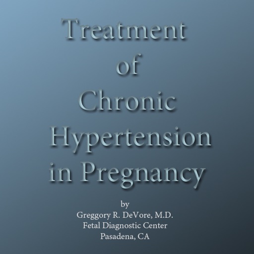 Treatment of Chronic Hypertension in Pregnancy icon