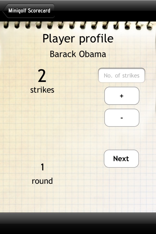 Miniature Golf Scorecard screenshot-4