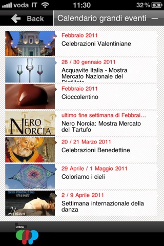 Eventi e News - UmbriaApp screenshot 2