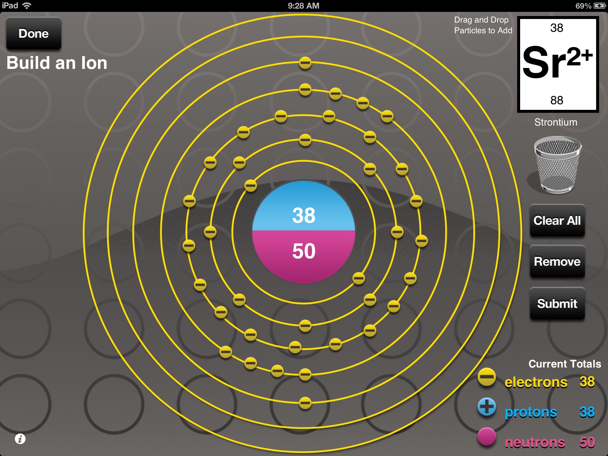 Building Atoms, Ions, and Isotopes HD screenshot 3