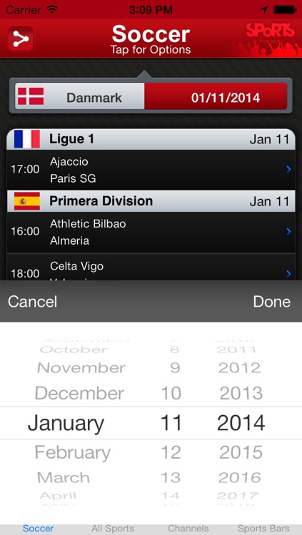 Sports Finder