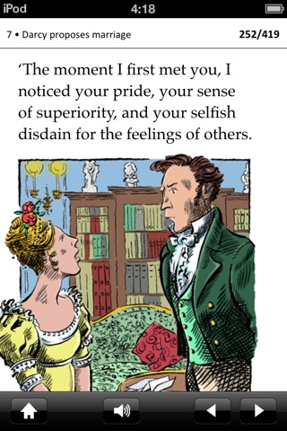 Pride and Prejudice: Oxford Bookworms Stage 6 Reader (for iPhone) screenshot 2