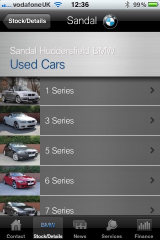 Sandal Huddersfield BMW screenshot 2