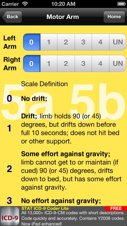 NIH Stroke Scale from StatCoder by Austin Physician Productivity, LLC