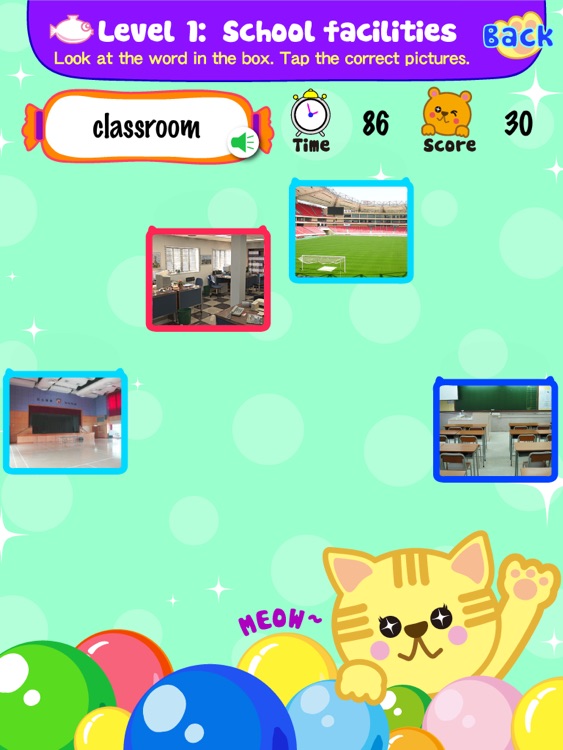 Vocabulary Catcher 5 - School Facilities, Seasons and Weather, Pets