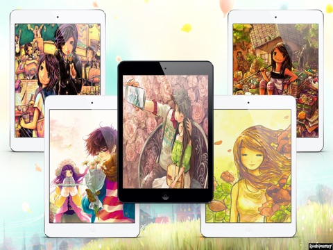 Manga - Drawings & Japanese Paintings HD Wallpapers For iPad screenshot 4