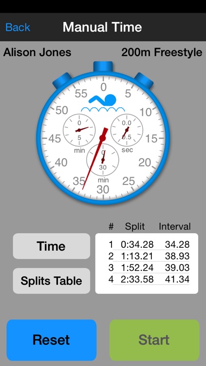 SwimChrono - Swim Event Timing and Data Management screenshot-3