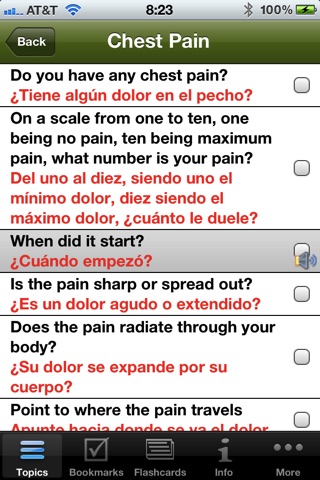 AUDIO- Medical Spanish (EMSG) screenshot 3