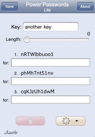 Power Passwords Lite screenshot 2