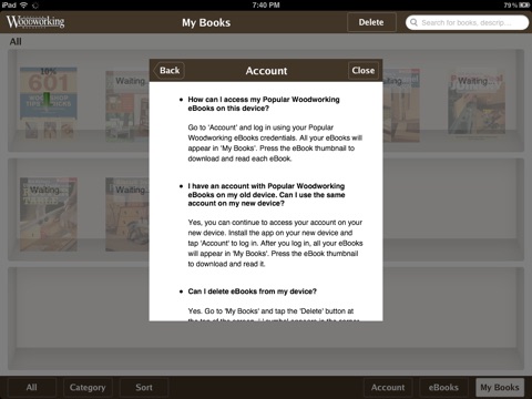 Popular Woodworking eBooks screenshot 4