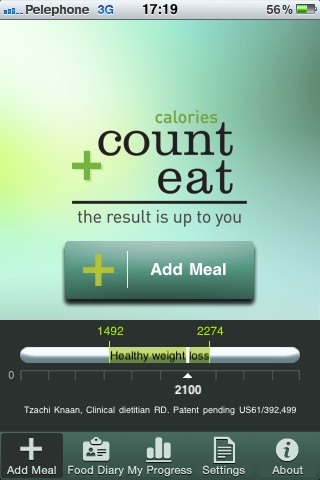 CountEat. Calories. An innovative diet approach for counting calories and weight loss screenshot 2