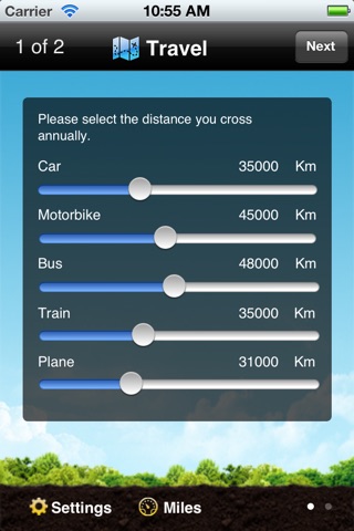 Ausante CO2 Calculator screenshot 2