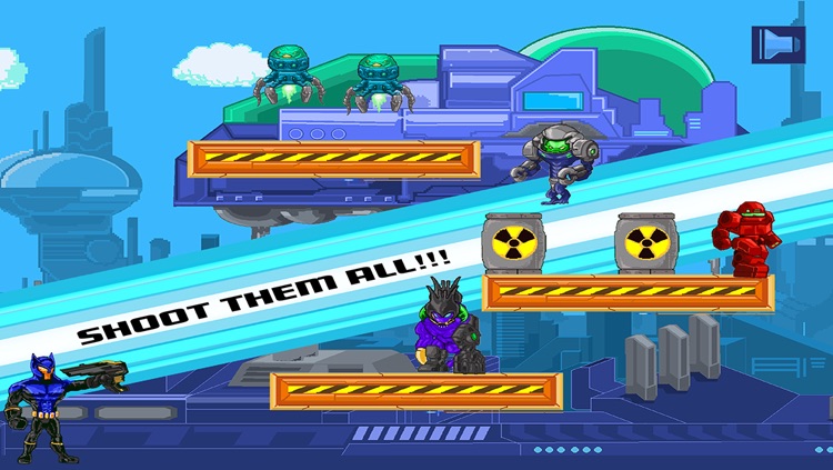 8bit Super Hero War Against Evil screenshot-3