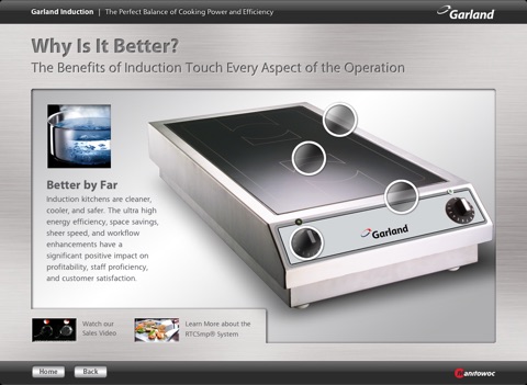 Garland Induction Series from Manitowoc Foodservice screenshot 2