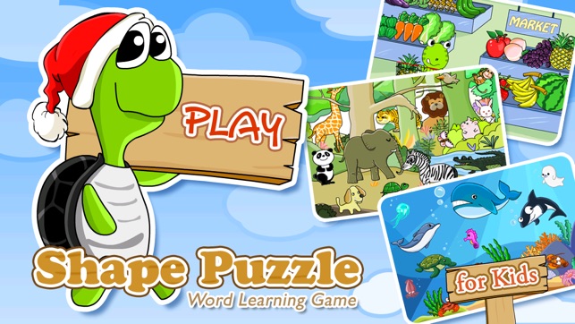 Shape Puzzle - Word Learning Game for Ki