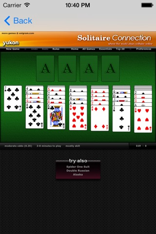 Yukon Suite - Solitaire Connection screenshot 2