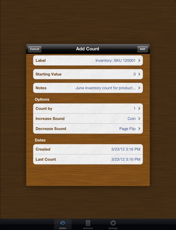 Counts Free for iPad: Count Anything