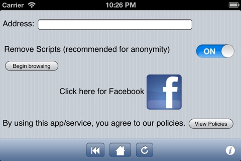 Anonymous Browser Pro screenshot 2