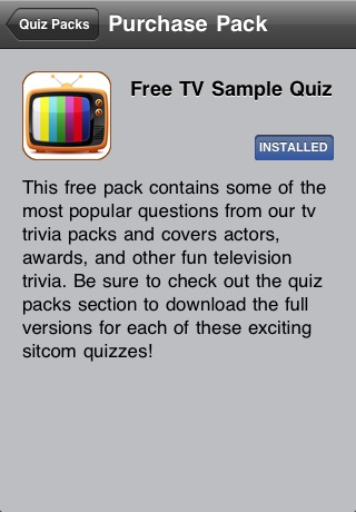 TV Trivia App screenshot 2