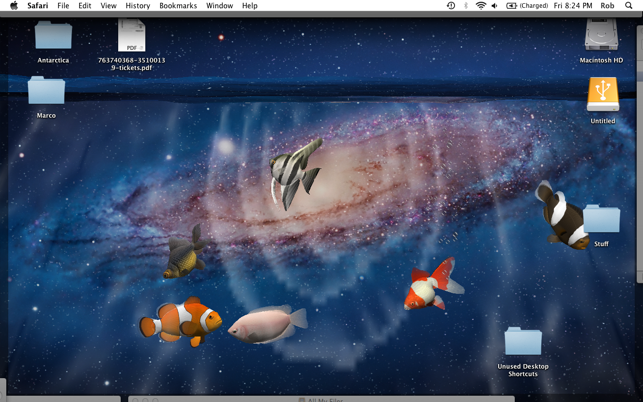 Desktop Aquarium 3D LIVE Wallpaper & ScreenSaver(圖1)-速報App