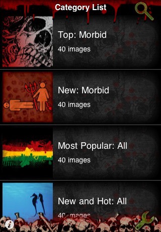 Morbid Backgrounds Lite screenshot 2
