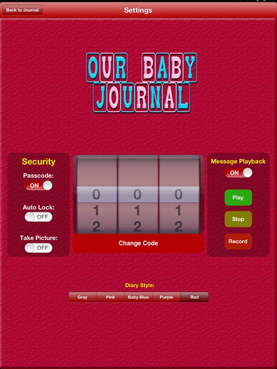 Our Baby Journal screenshot-4