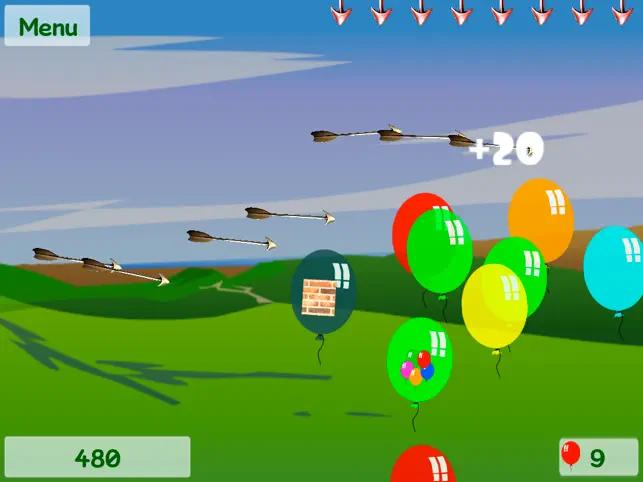 Balloons HD, game for IOS