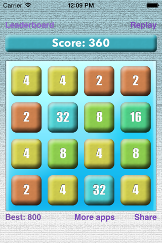 2048 Double Up - number doubling puzzle game screenshot 3