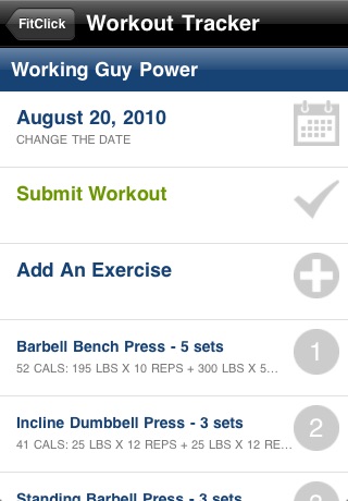 FitClick Diet & Workout Tracker screenshot-4