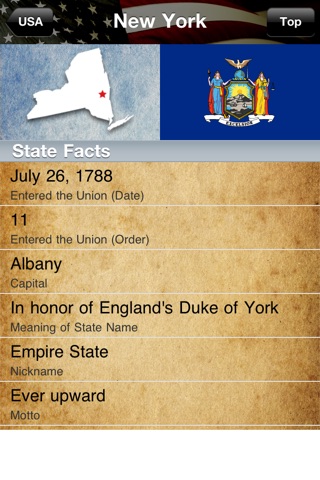 US Map Facts Lite screenshot 3