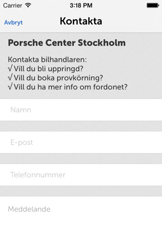 Porsche Center Stockholm screenshot 2