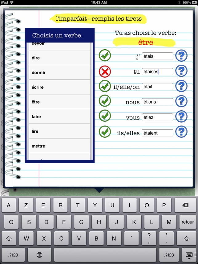 Irregular French Verbs: Conjugation Practice - free(圖5)-速報App