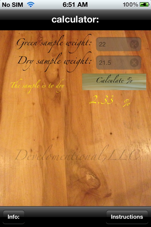 Moisture Calculator Full