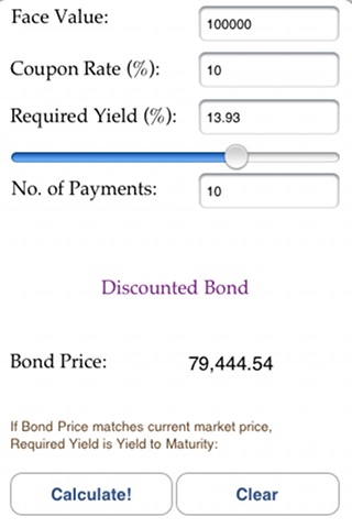 Bond Calculator screenshot 3