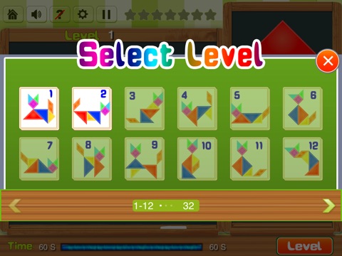 The Crazy Tangram puzzle of animals screenshot 2