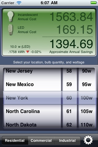 LED Light Bulb Savings Calculator