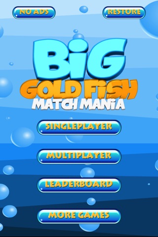 A Big Gold Fish Match 3 Mania Game – Big Action Puzzle Fun in the Sea! screenshot 3