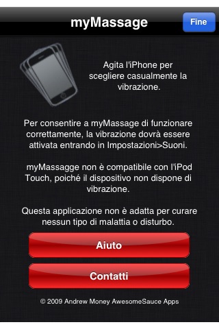 myMassage screenshot 2