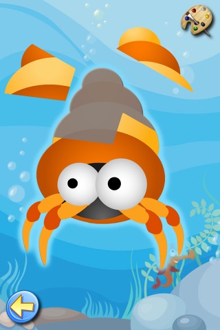 Ocean Puzzle - Coloring the Sea Fish Drawings - Games for Kids Lite screenshot 4
